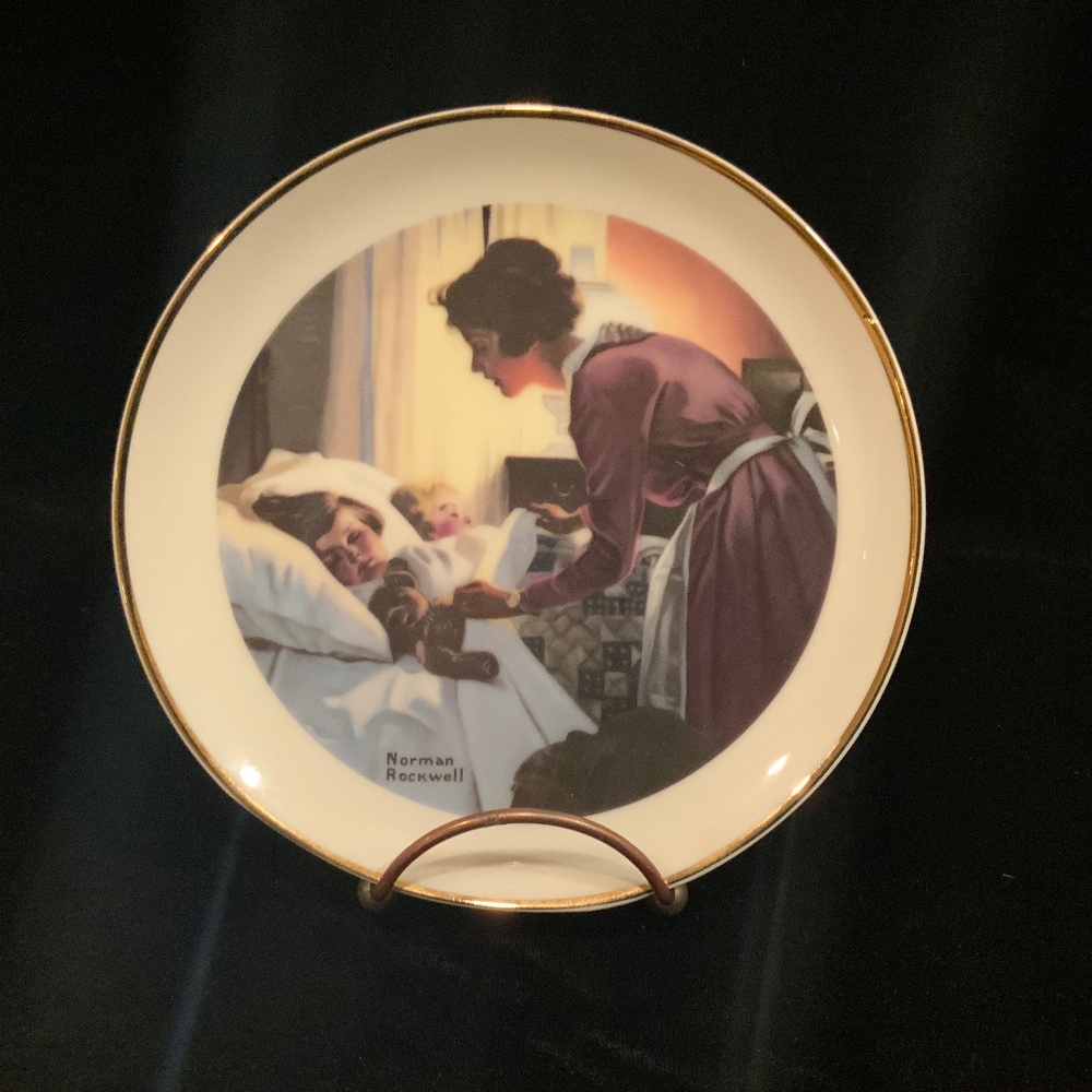 Norman Rockwell Plate Mother’s Love